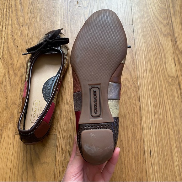 Coach Jasmine Patchwork flats - Picture 8 of 9